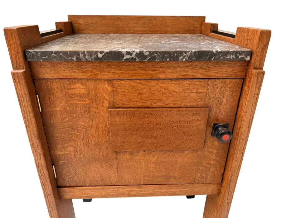 Art Deco Modernist Nightstand or Bedside Cabinet, 1920s